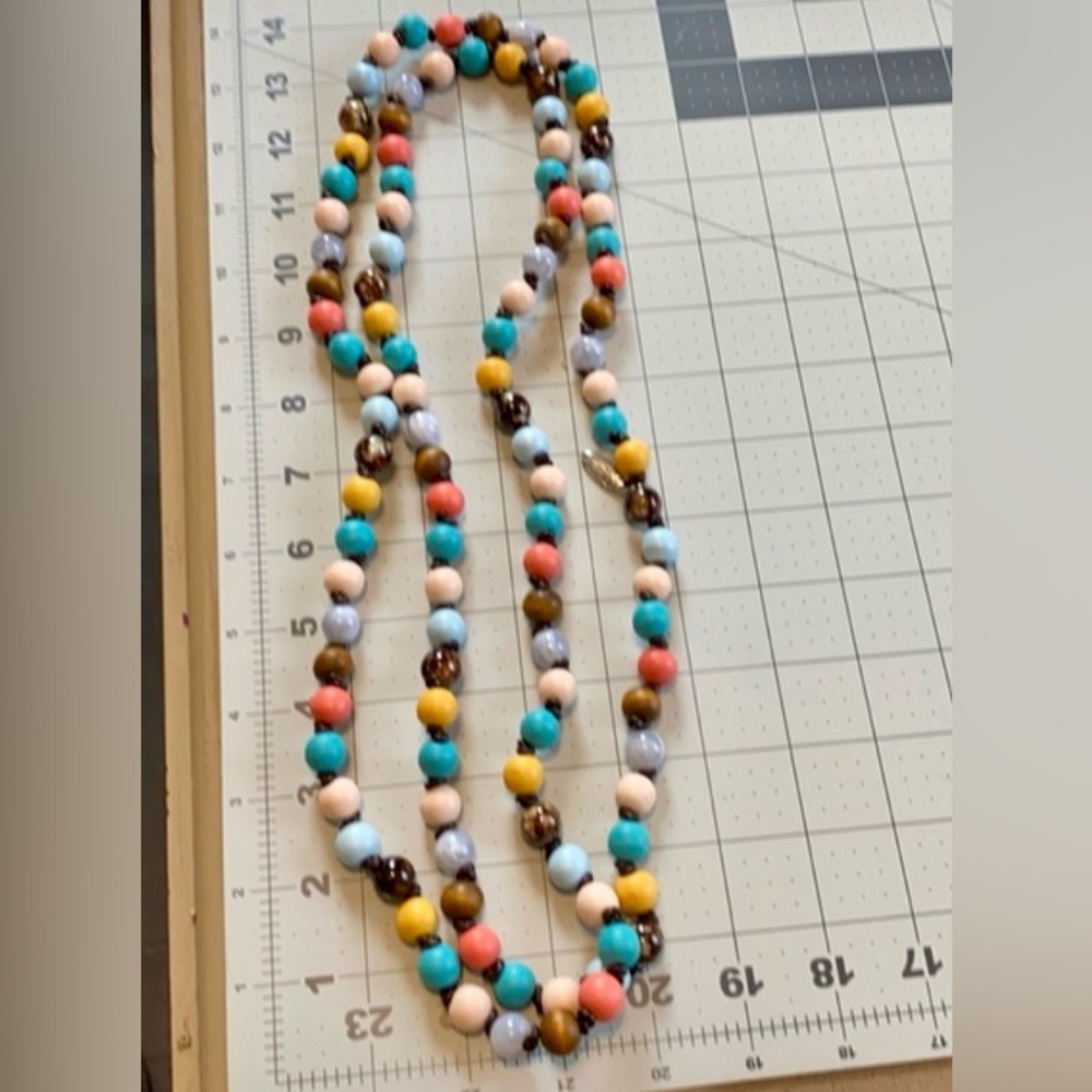 Nib Plunder Design Sawyer Multicolor Beaded Neckl… - image 5